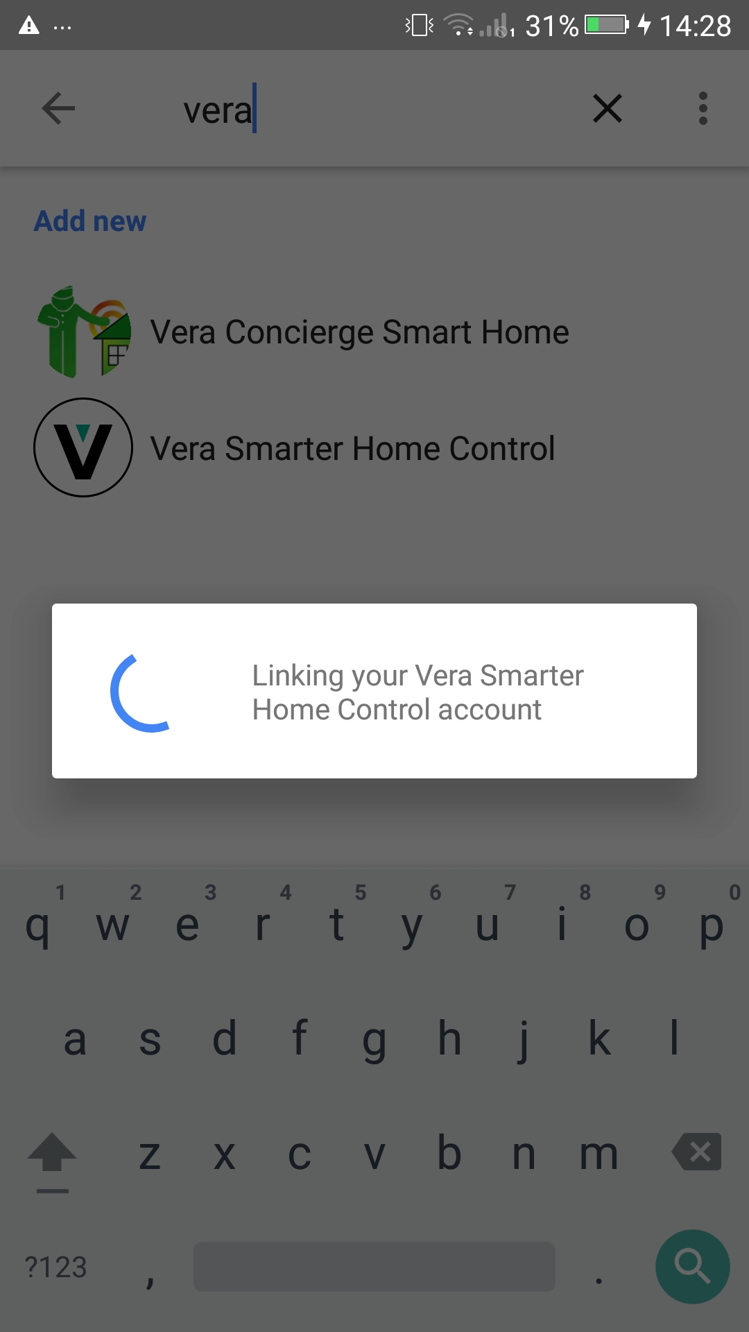 vera plus google home